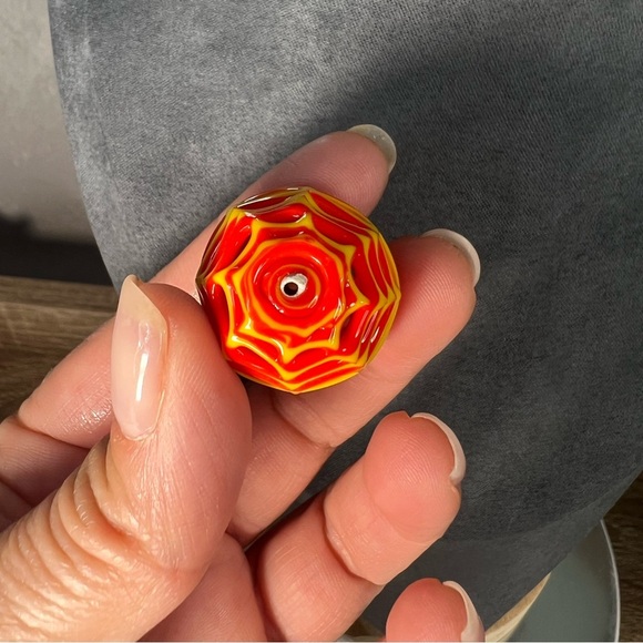 Vintage glass Japanese beads (set of 5) - Picture 4 of 6